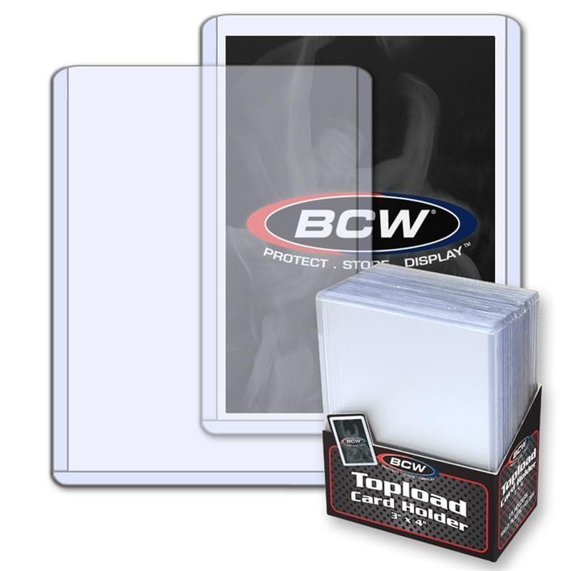 BCW Top-Loader Sports Card Case