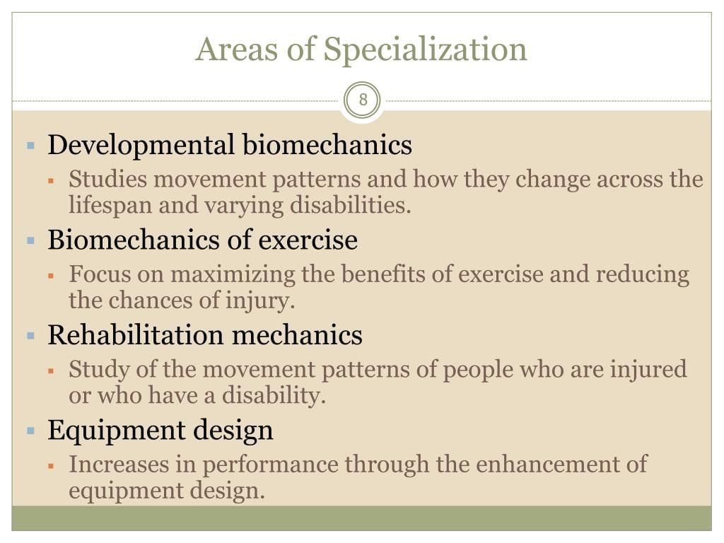 Biomechanics Specialization