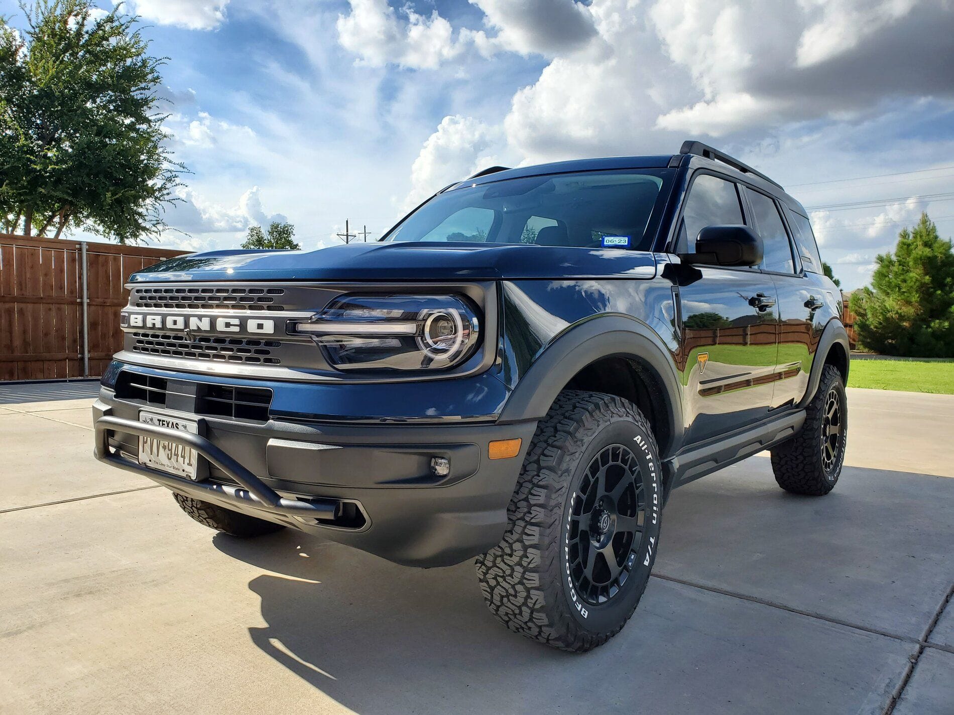 Blue Bronco Sport off-road capabilities