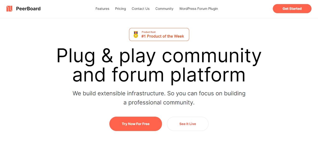 Community forum features