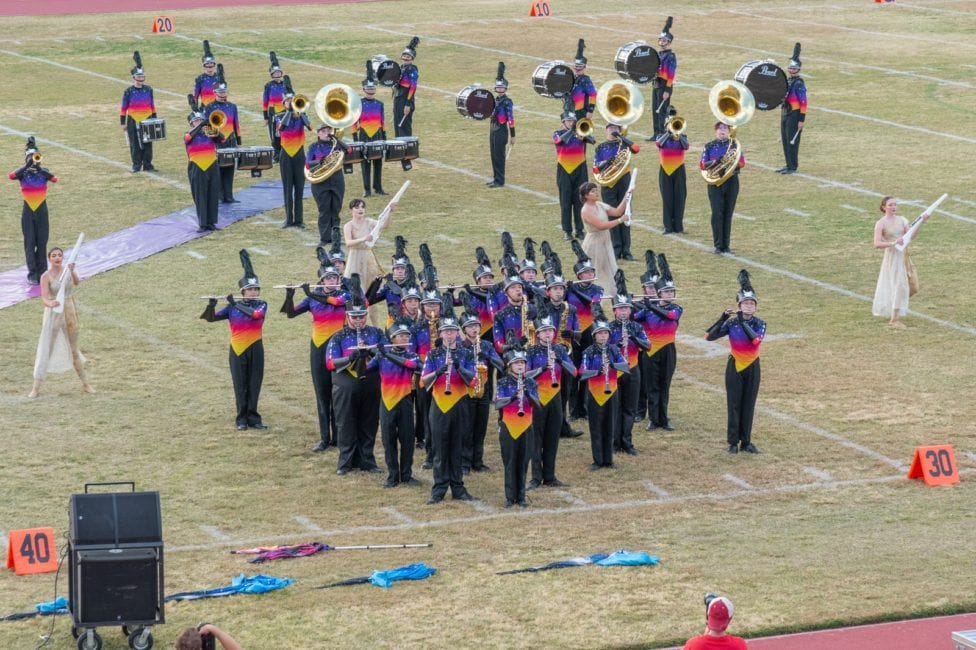 Marching band competitions are highly competitive