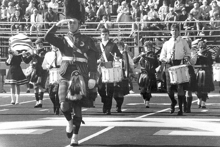 Marching band requires teamwork