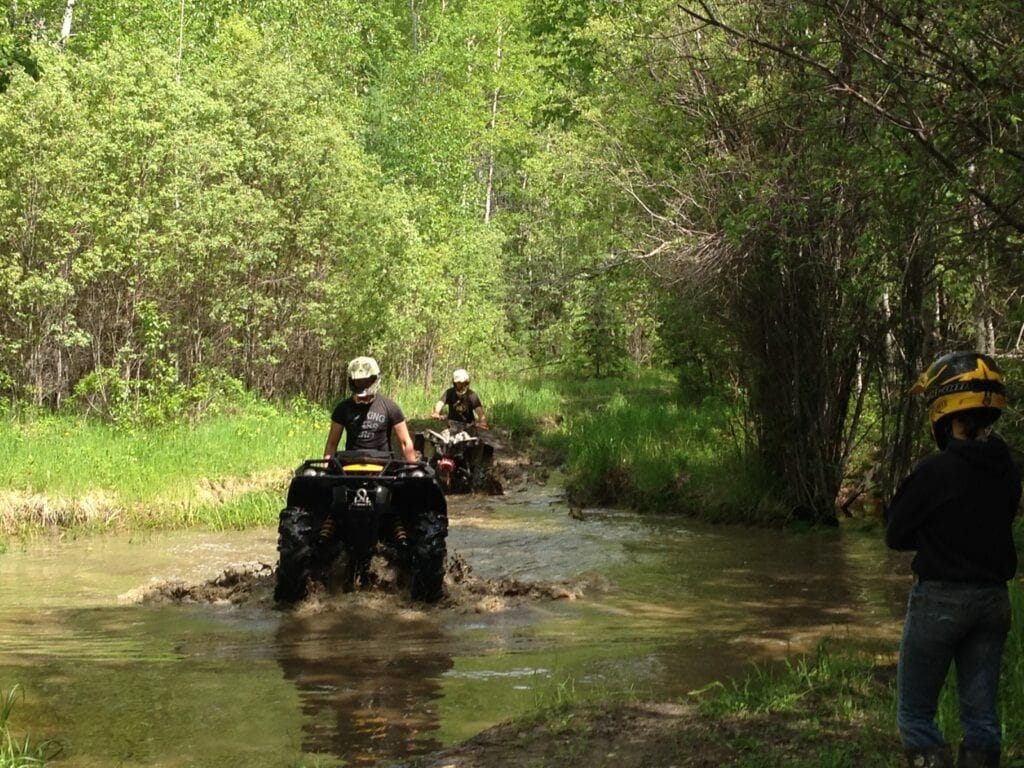 The Ati Crusader Sport on an off-road adventure