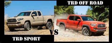 Trd Sport Vs Trd Off Road: Key Differences Compared