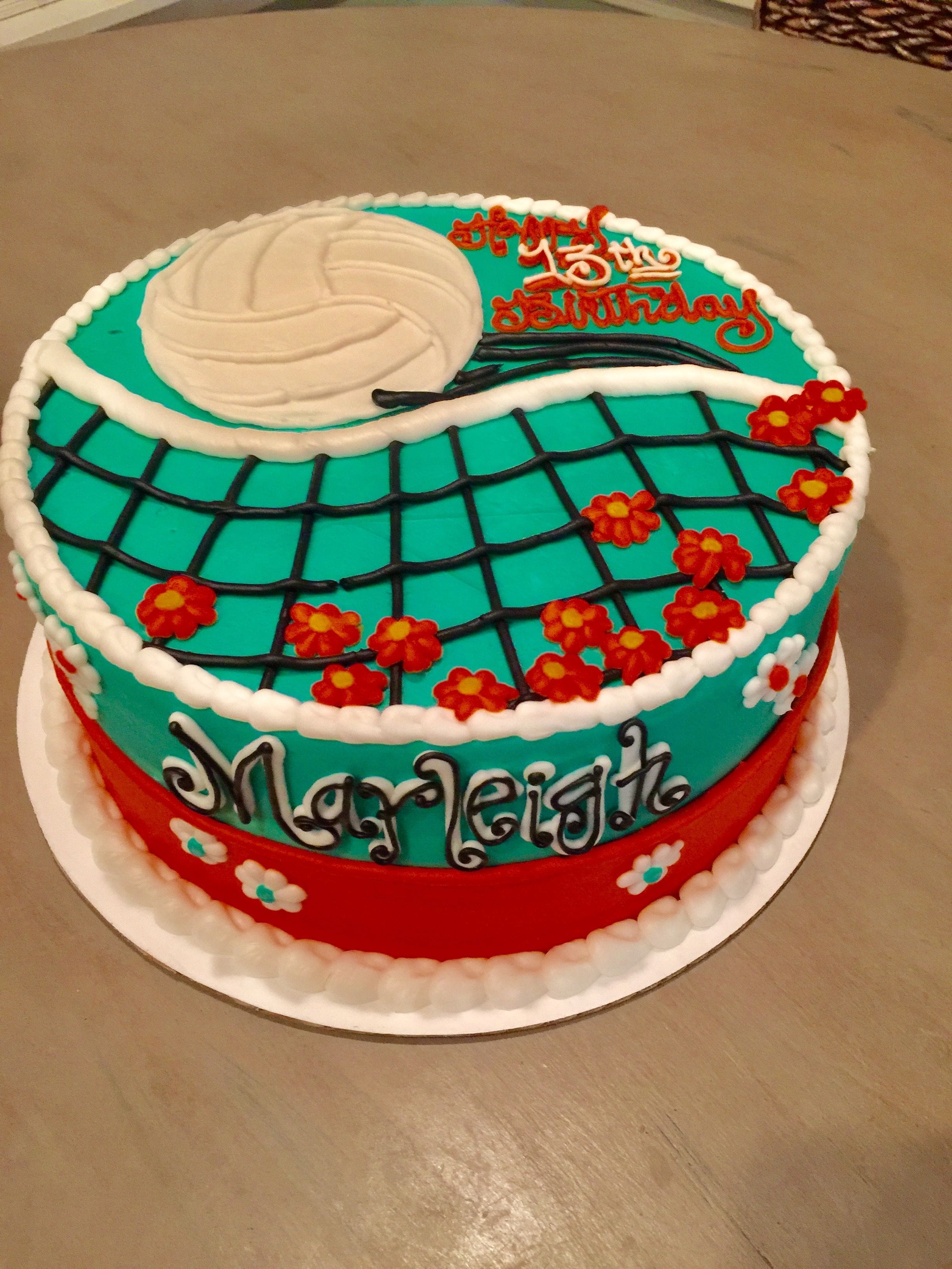 Volleyball Cake